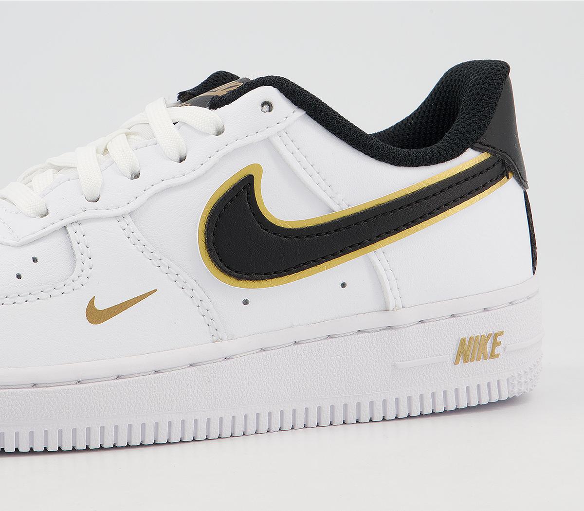 Air Force 1 '07 White Black Metallic Gold
