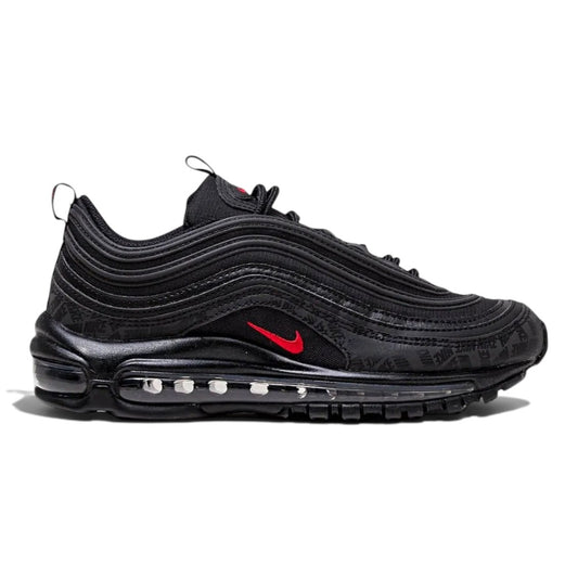 Nike Air Max '97 'Reflective Logo' Black/University Red-Black