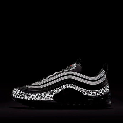 Nike Air Max '97 'Reflective Logo' Black/University Red-Black