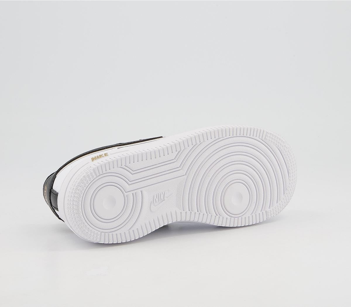 Air Force 1 07 White Black Metallic Gold