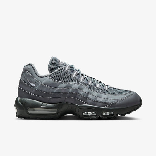 Nike Air Max 95 in Dark Grey Anthracite showcasing a sleek design with layered upper for daily wear and style.