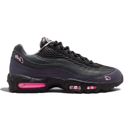 Αθλητικά παπούτσια SNEAKERZ SHOP Nike Air Max 95 Corteiz SP σε μαύρο χρώμα με έντονες ροζ λεπτομέρειες και λογότυπο